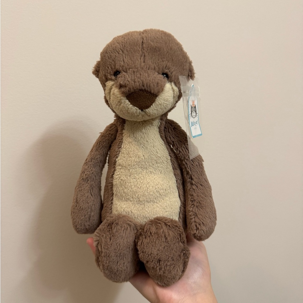 Jellycat Medium Bashful Otter - VHTF Rare Retired Fast Shipping!